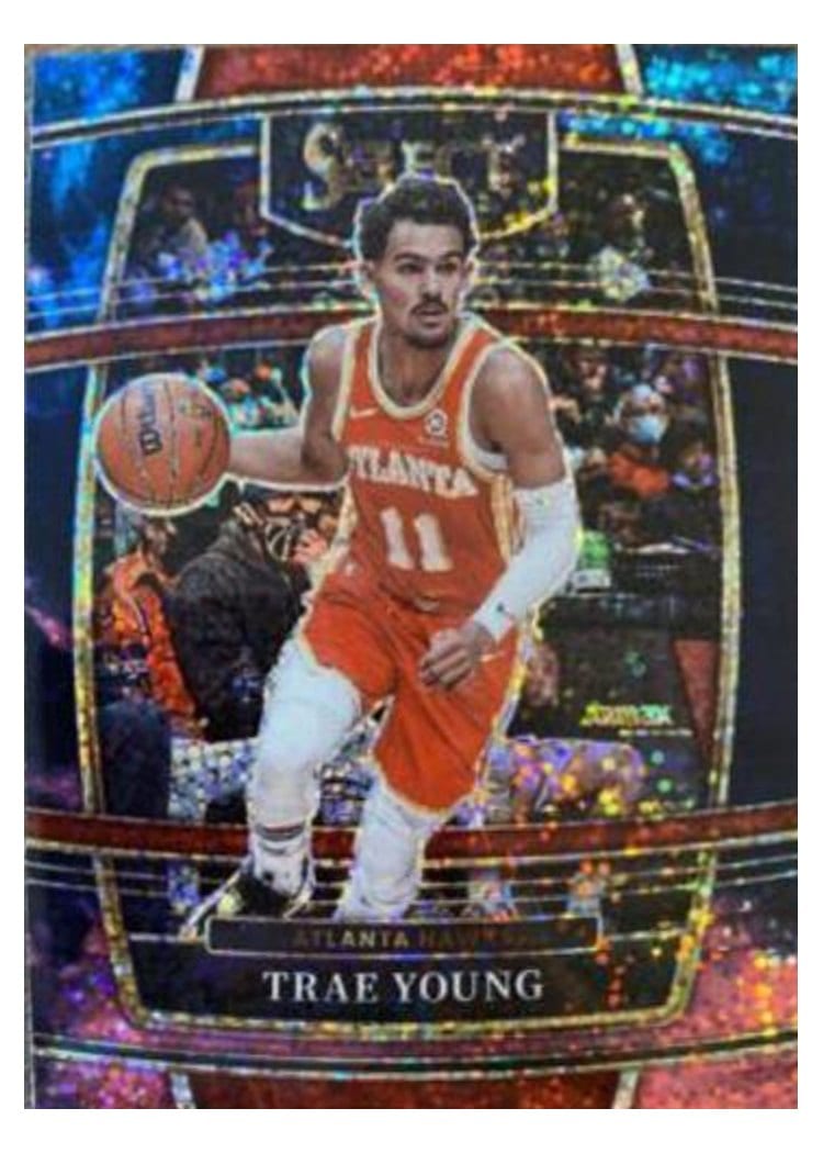2021-22 Panini Select Base Set Trae Young #26 card