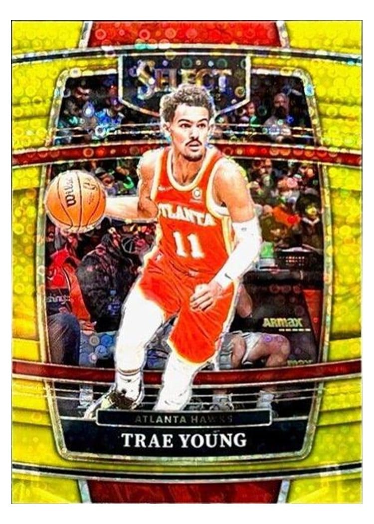 2021-22 Panini Select Base Set Trae Young #26 card