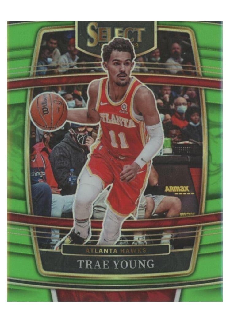 2021-22 Panini Select Base Set Trae Young #26 card