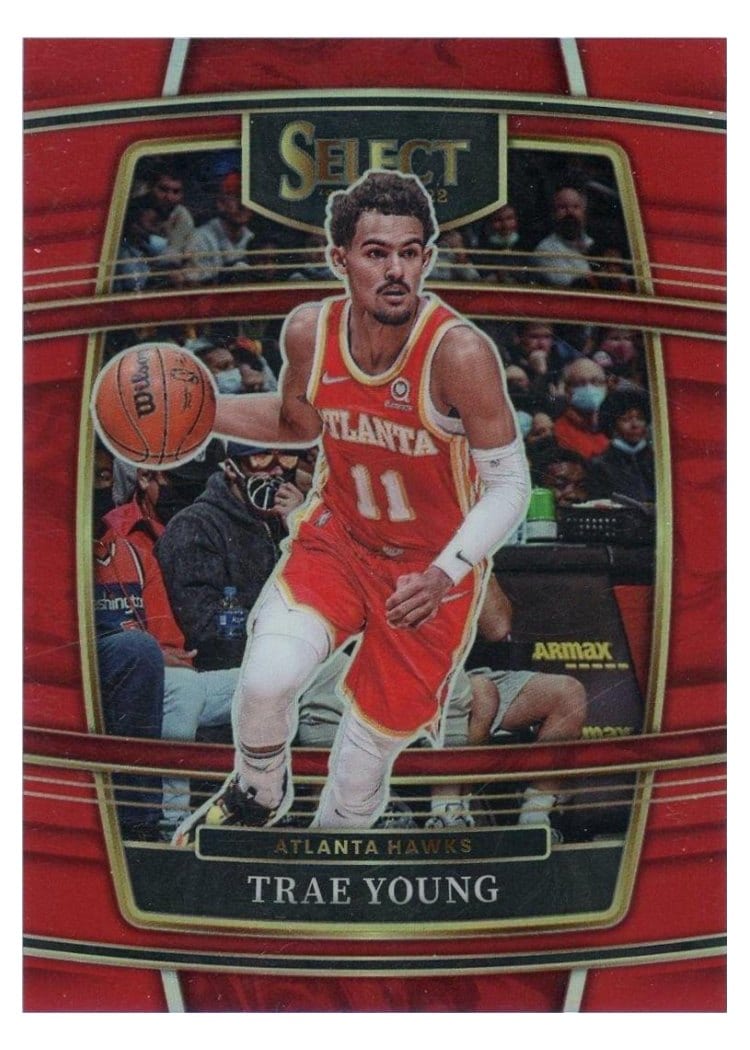 2021-22 Panini Select Base Set Trae Young #26 card