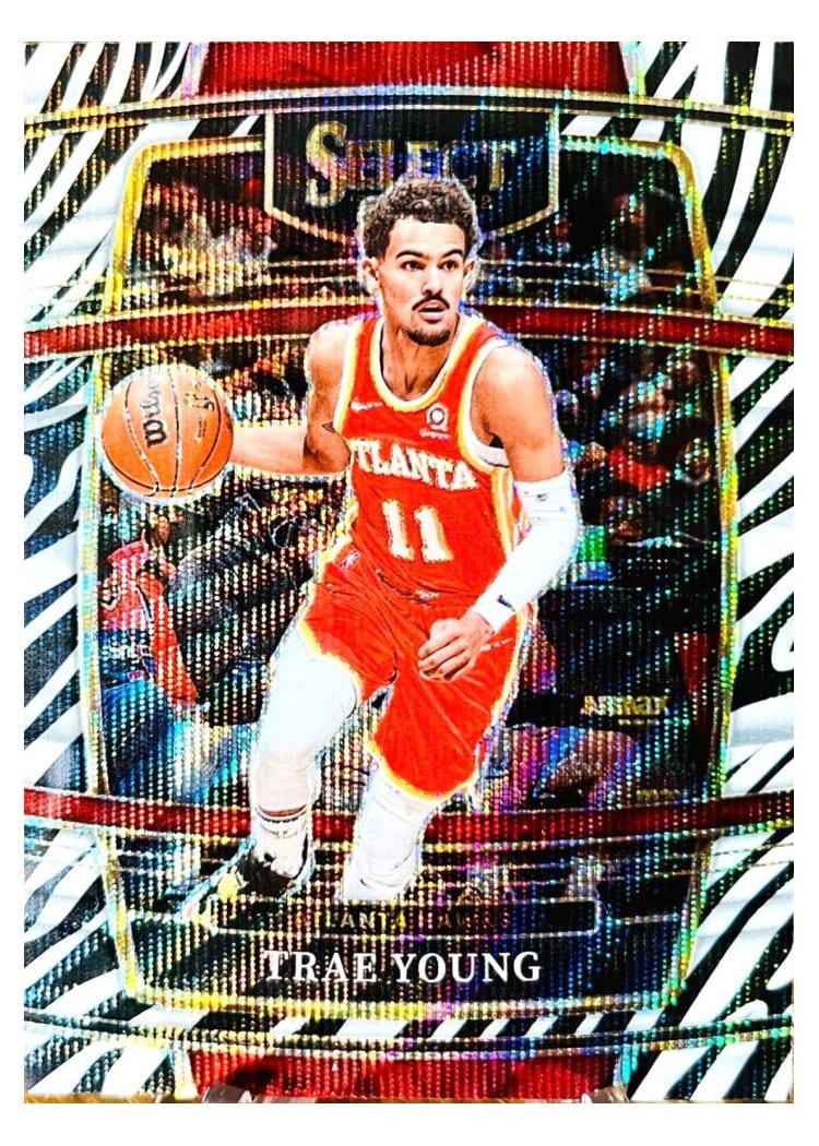 2021-22 Panini Select Base Set Trae Young #26 card
