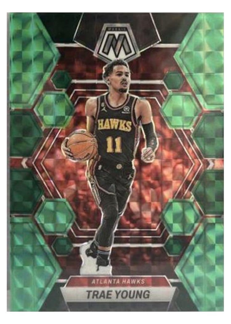 2022-23 Panini Mosaic Base Set Trae Young #8 card