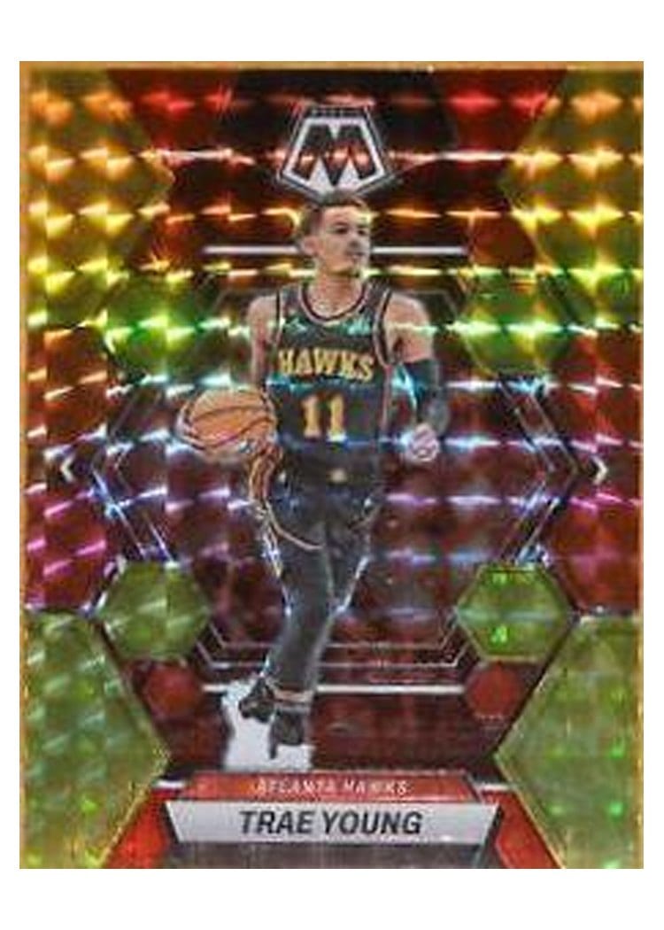 2022-23 Panini Mosaic Base Set Trae Young #8 card