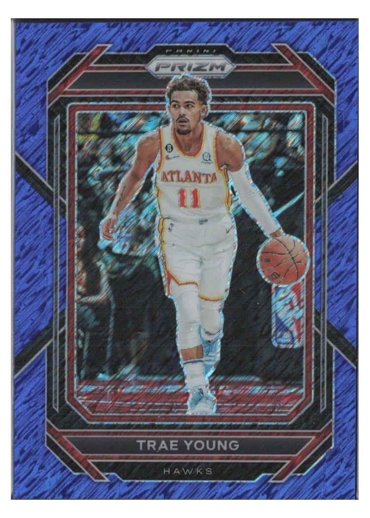 2022-23 Panini Prizm Base Set Trae Young #164 card