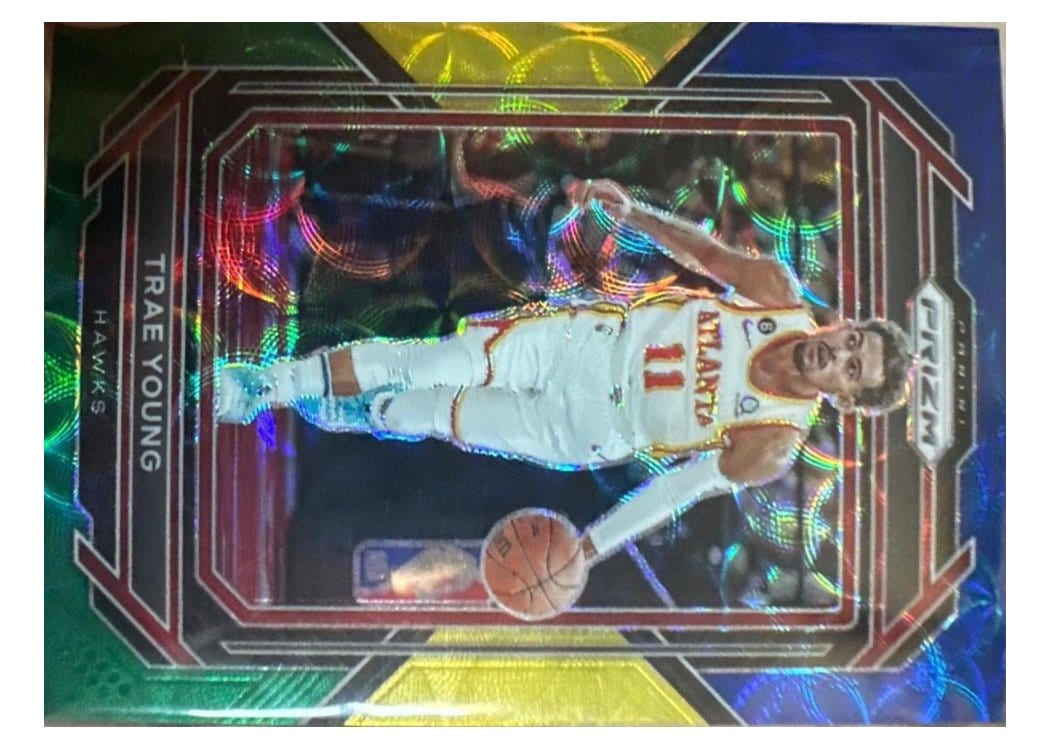 2022-23 Panini Prizm Base Set Trae Young #164 card