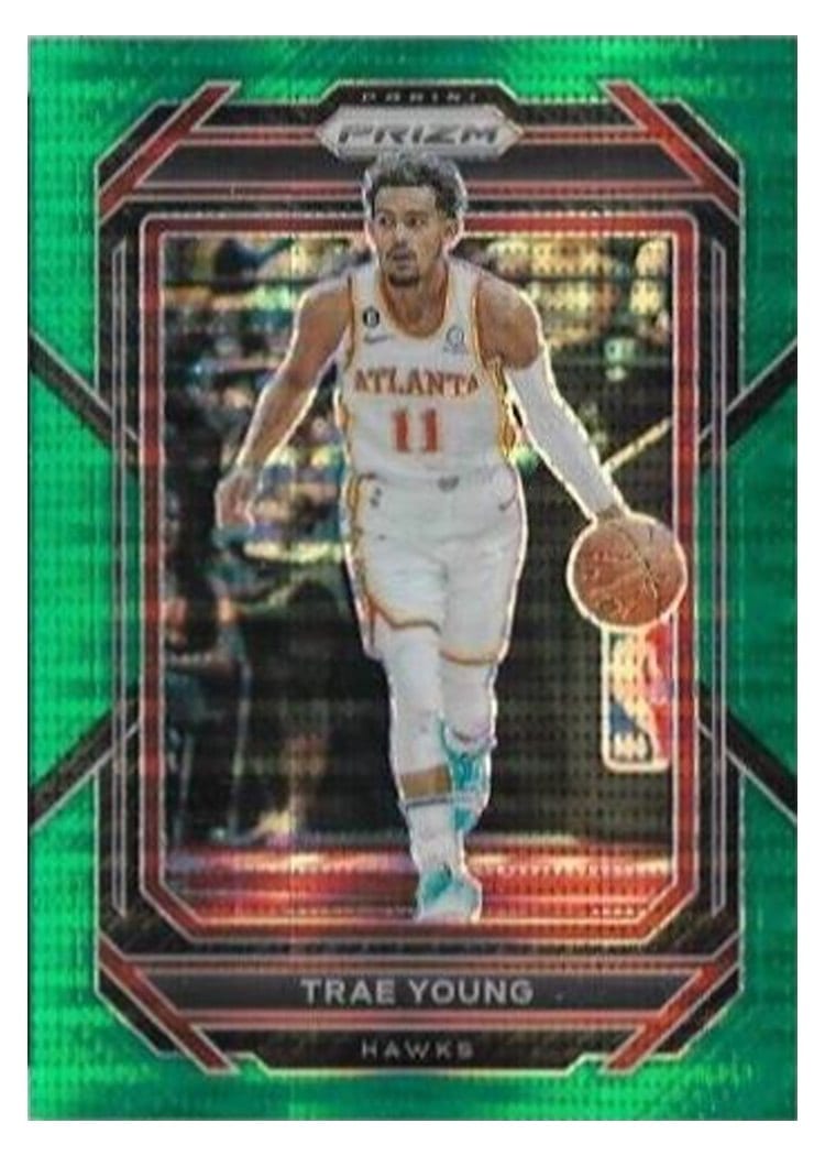2022-23 Panini Prizm Base Set Trae Young #164 card