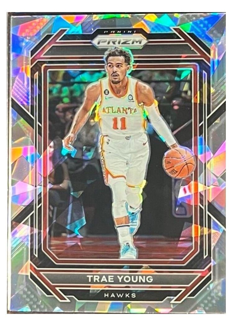 2022-23 Panini Prizm Base Set Trae Young #164 card
