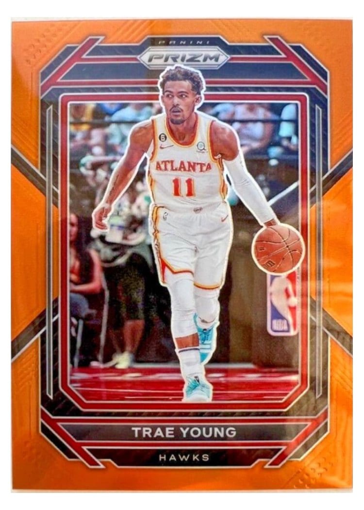 2022-23 Panini Prizm Base Set Trae Young #164 card
