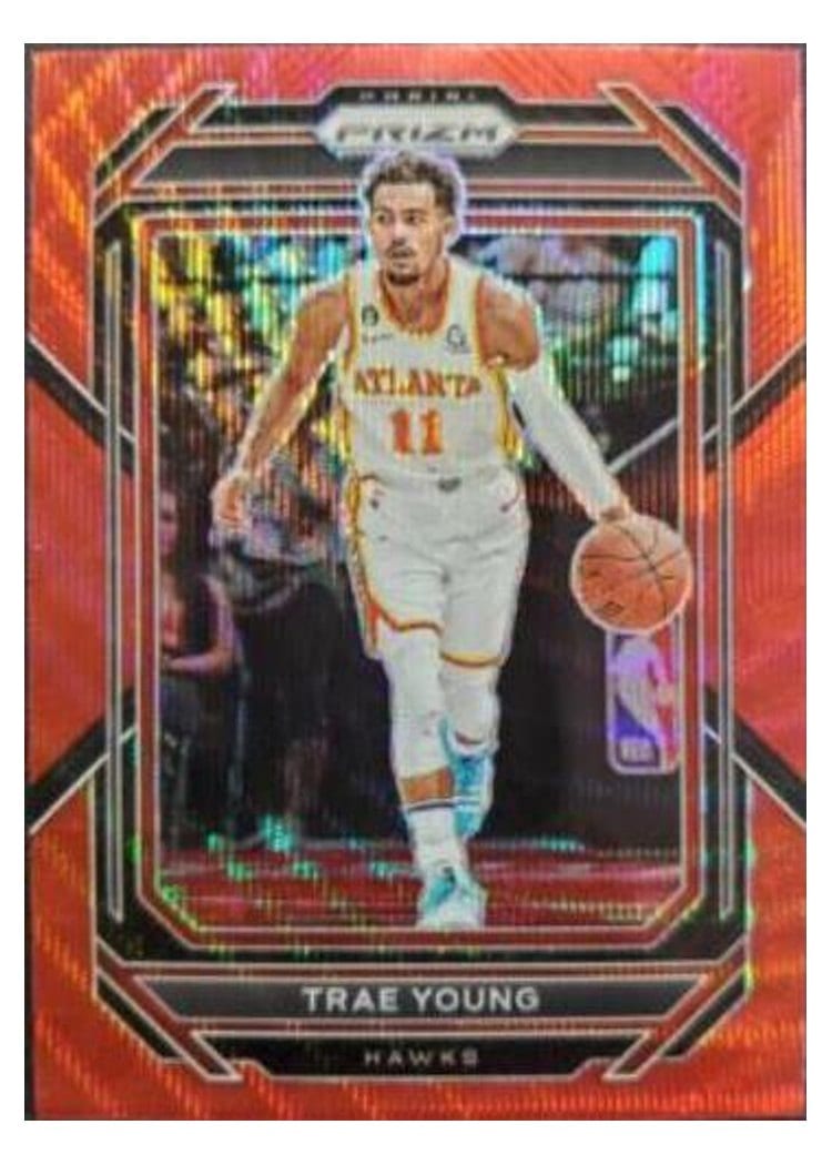 2022-23 Panini Prizm Base Set Trae Young #164 card