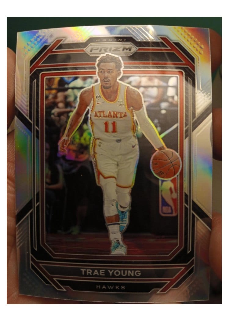 2022-23 Panini Prizm Base Set Trae Young #164 card