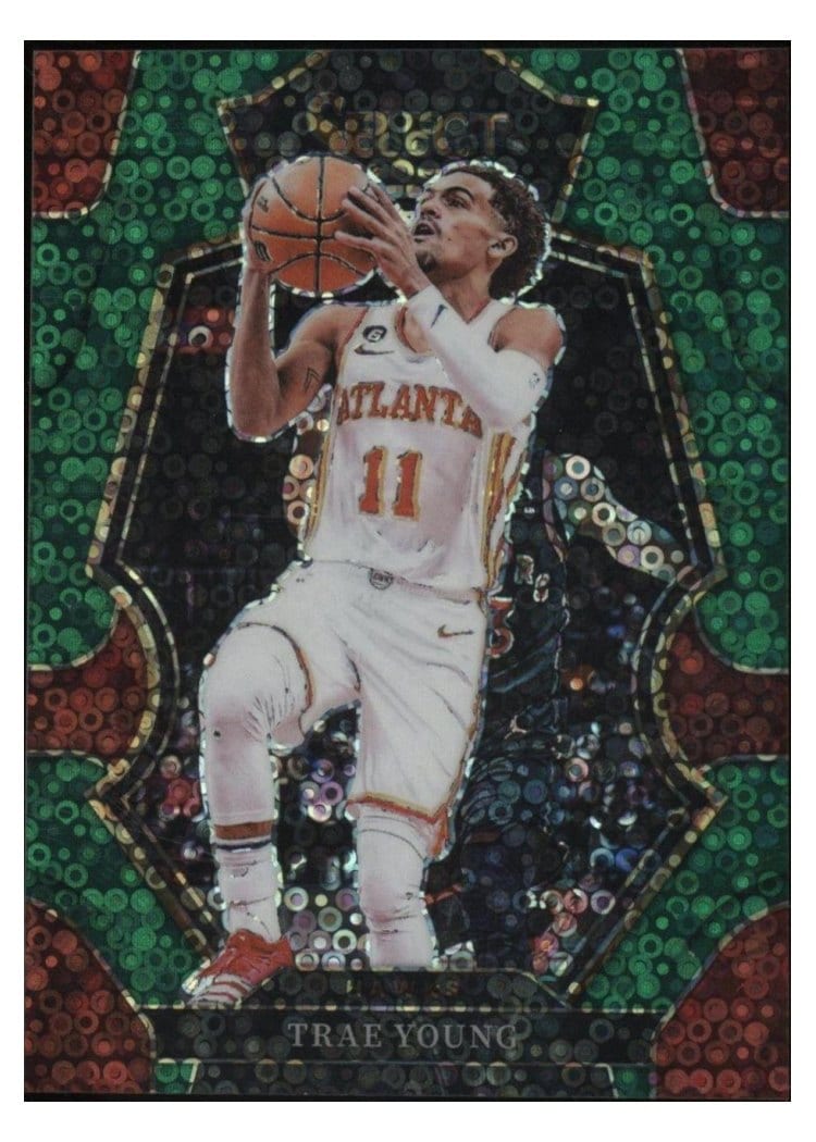 2022-23 Panini Select Base Set Trae Young #166 card