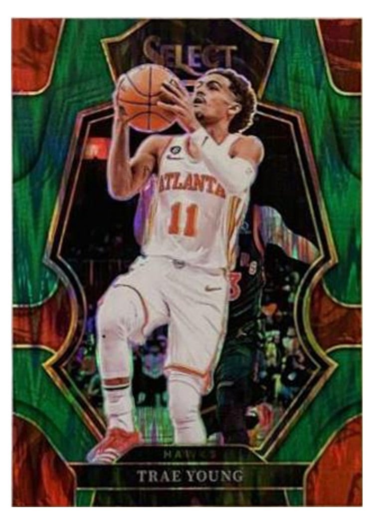2022-23 Panini Select Base Set Trae Young #166 card