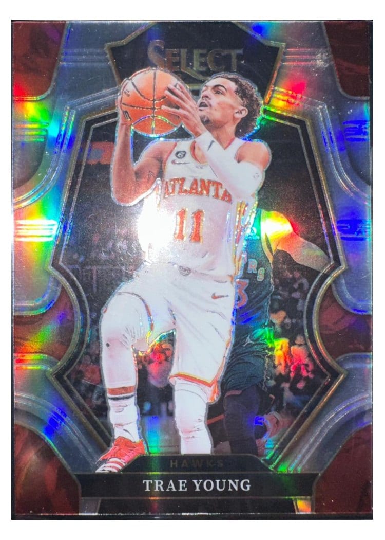 2022-23 Panini Select Base Set Trae Young #166 card