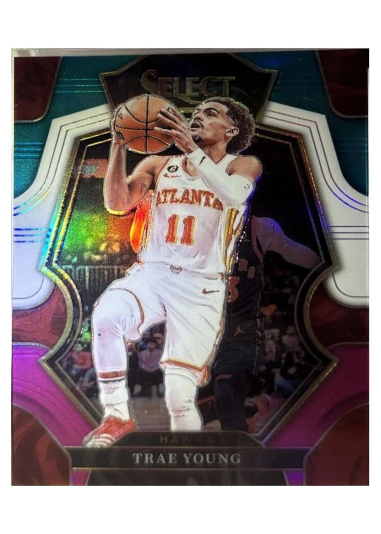 2022-23 Panini Select Base Set Trae Young #166 card