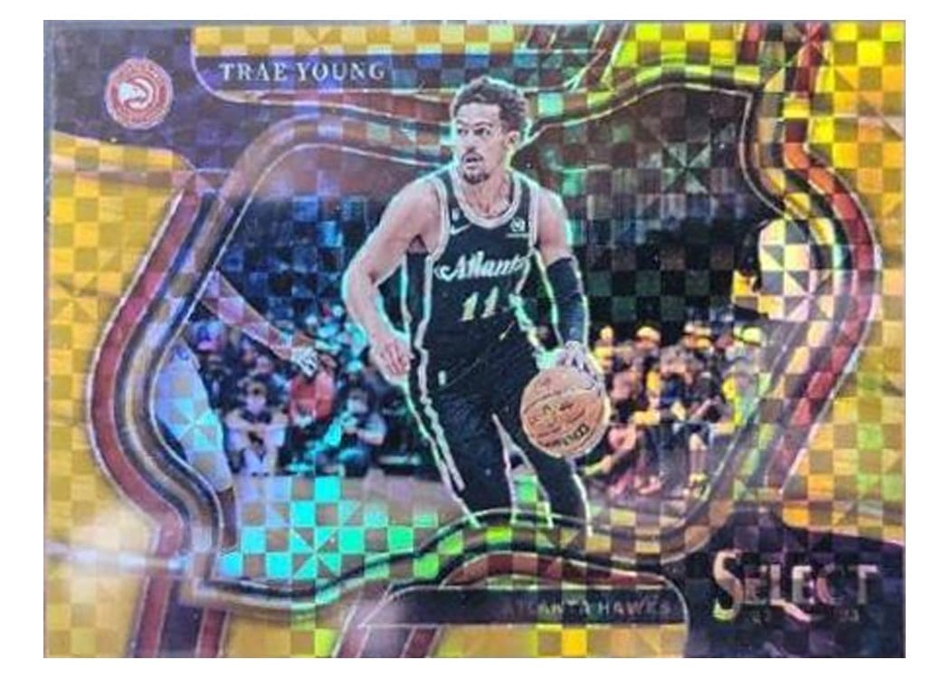 2022-23 Panini Select Base Set Trae Young #266 card