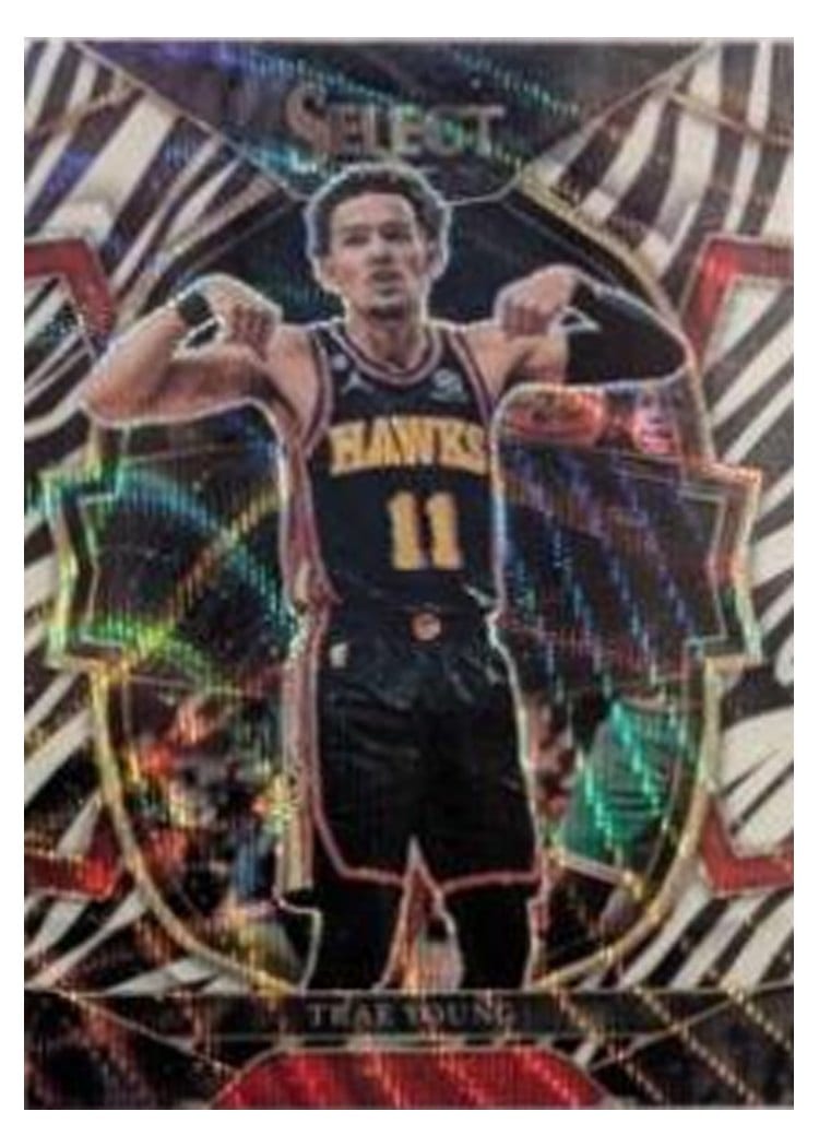 2022-23 Panini Select Base Set Trae Young #66 card