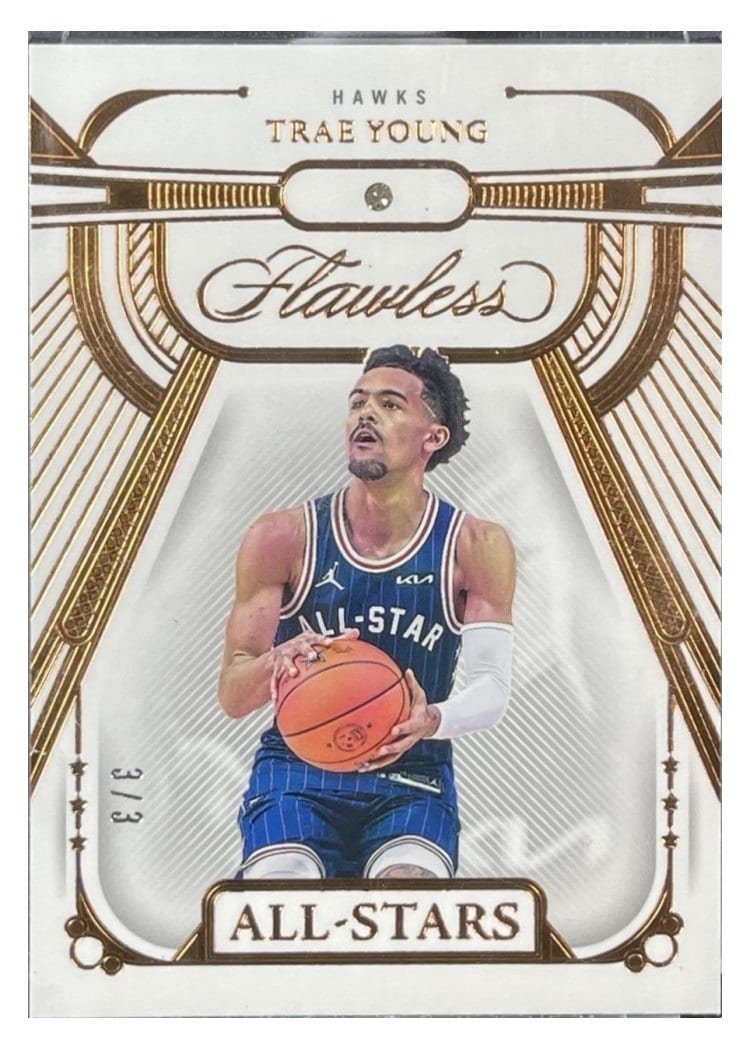 2023-24 Panini Flawless All-Stars Trae Young #138 card