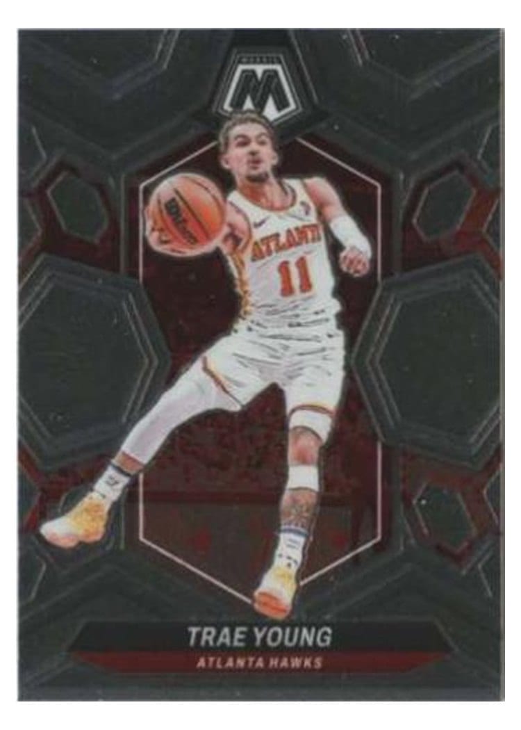 2023-24 Panini Mosaic Base Set Trae Young #107 card