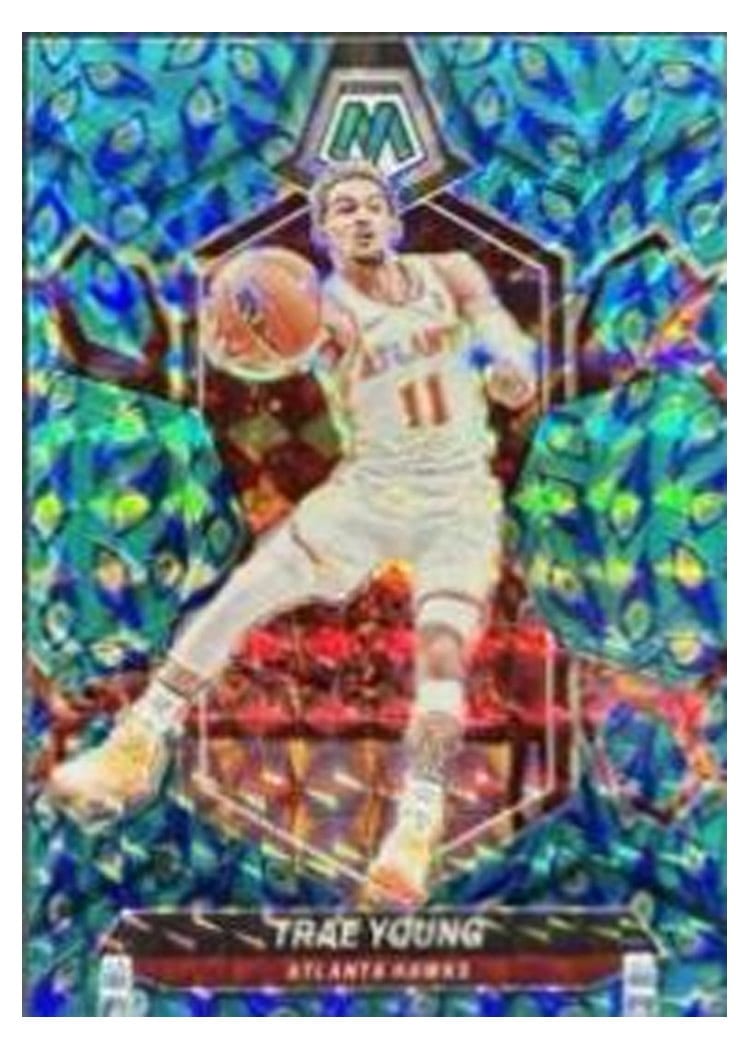 2023-24 Panini Mosaic Base Set Trae Young #107 card