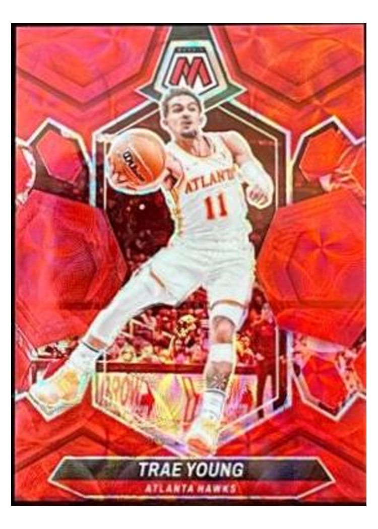 2023-24 Panini Mosaic Base Set Trae Young #107 card