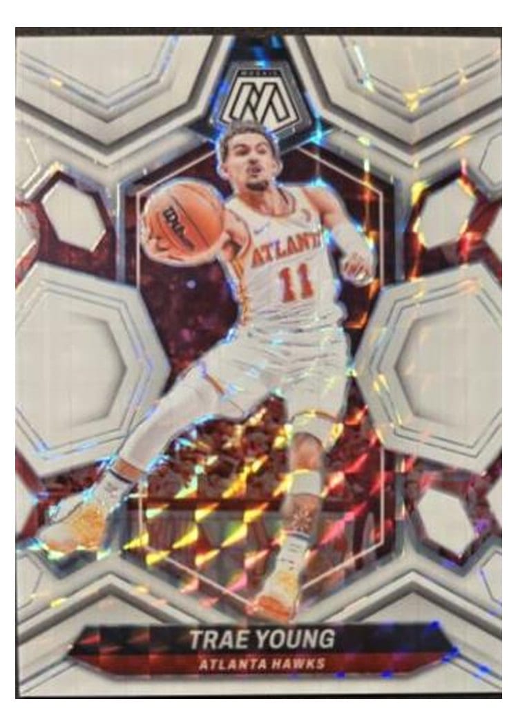 2023-24 Panini Mosaic Base Set Trae Young #107 card