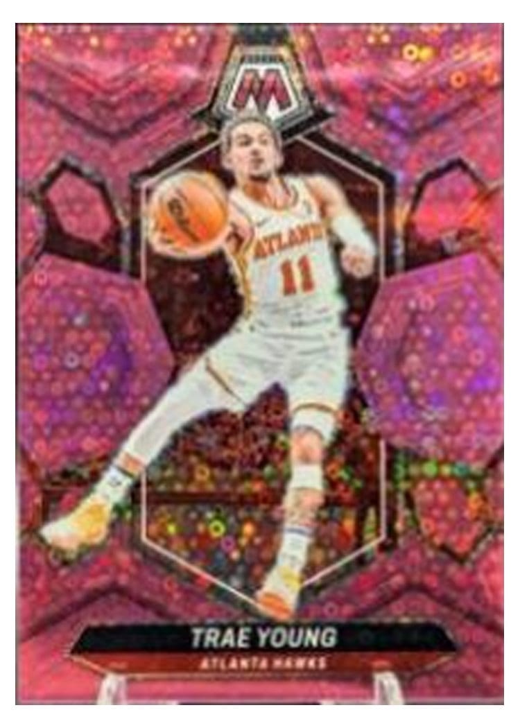2023-24 Panini Mosaic Base Set Trae Young #107 card