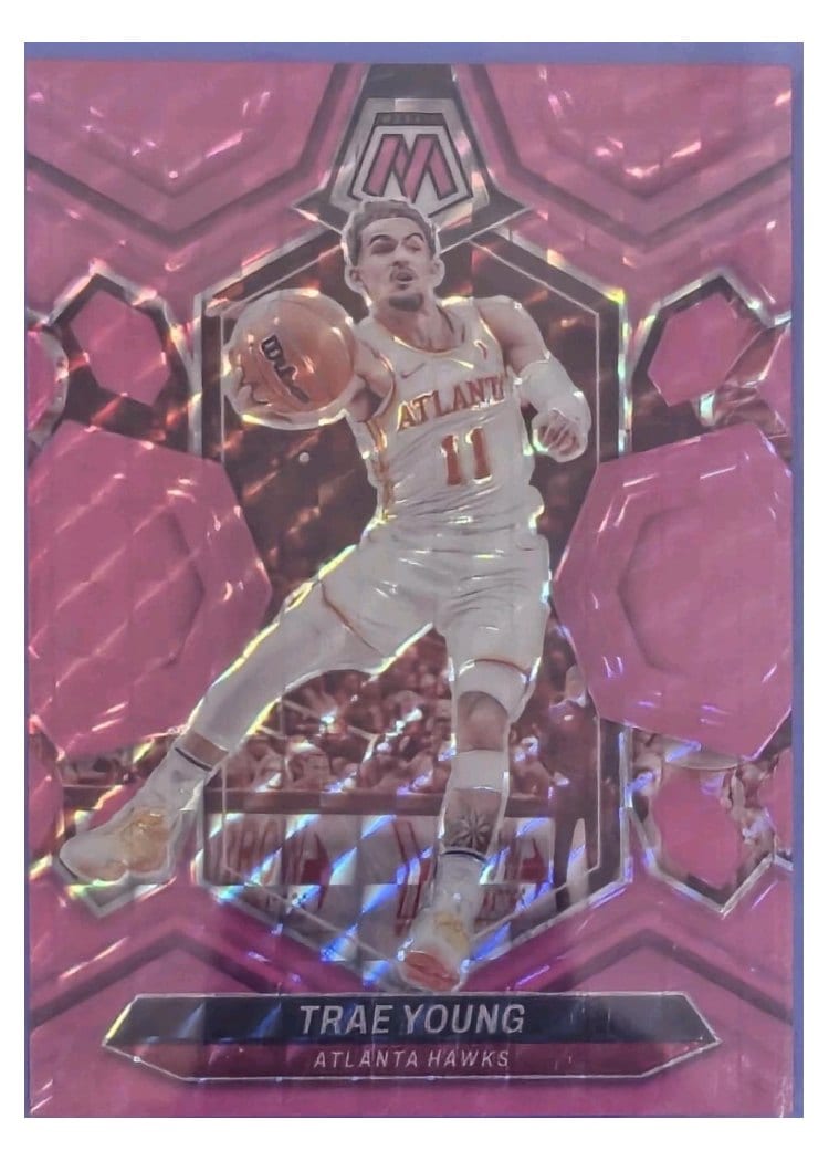 2023-24 Panini Mosaic Base Set Trae Young #107 card