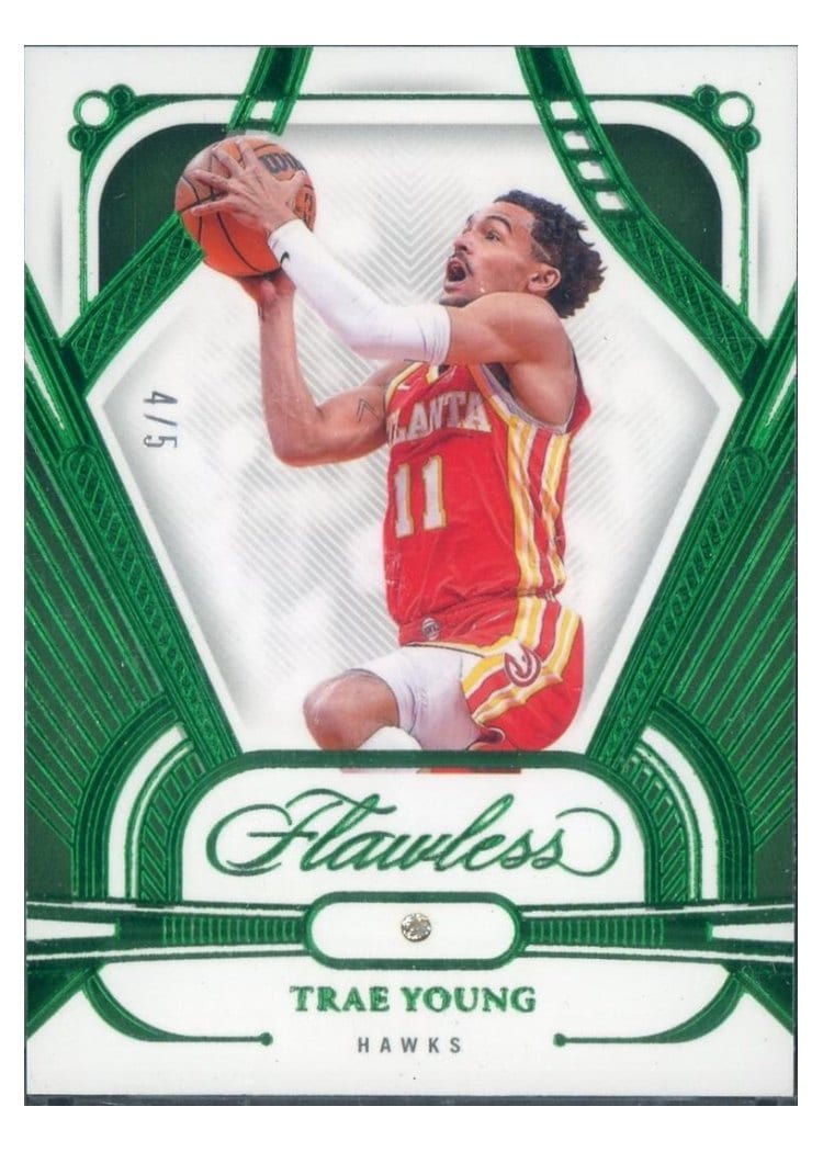 2023 Panini Flawless Trae Young #60 card