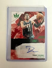 2024-25 Panini Court Kings Impressionist Ink Autographs Trae Young #II-TRA card