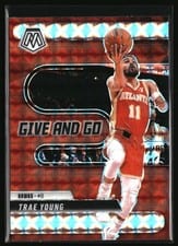 2024-25 Panini Mosaic Give and Go Trae Young #8 card