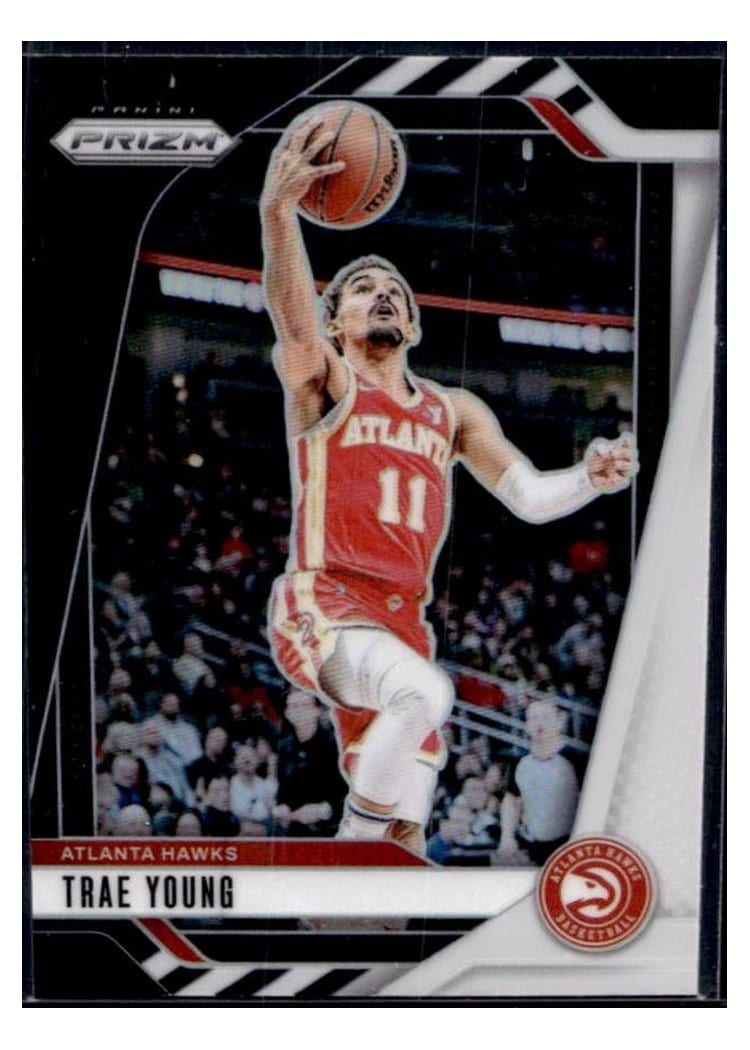2024-25 Panini Prizm Base Set Trae Young #84 card