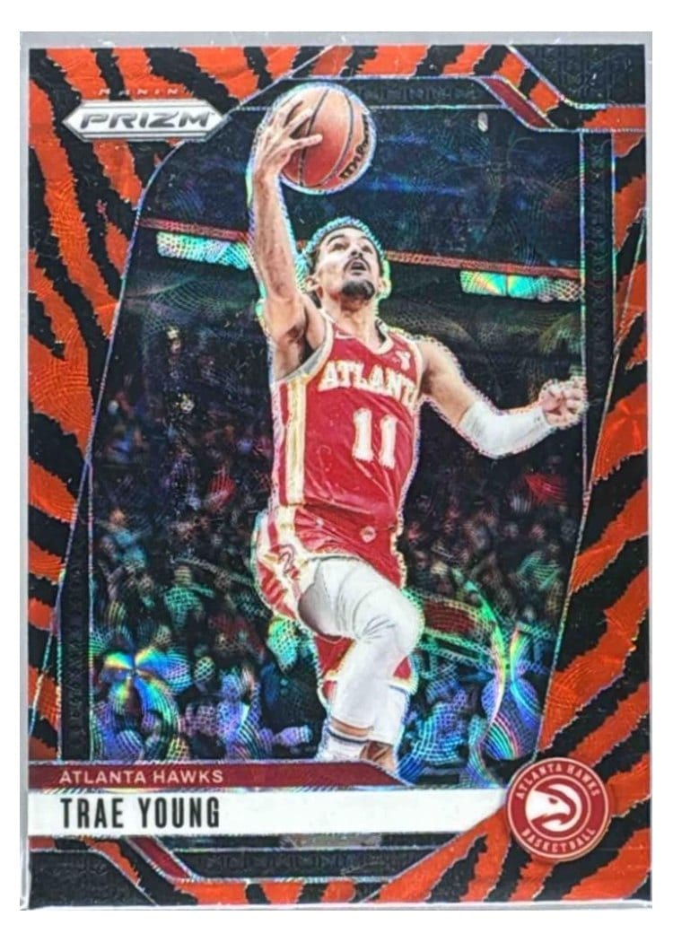 2024-25 Panini Prizm Base Set Trae Young #84 card