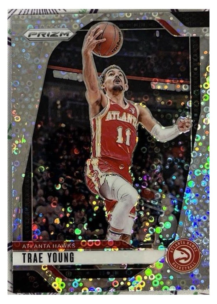 2024-25 Panini Prizm Base Set Trae Young #84 card