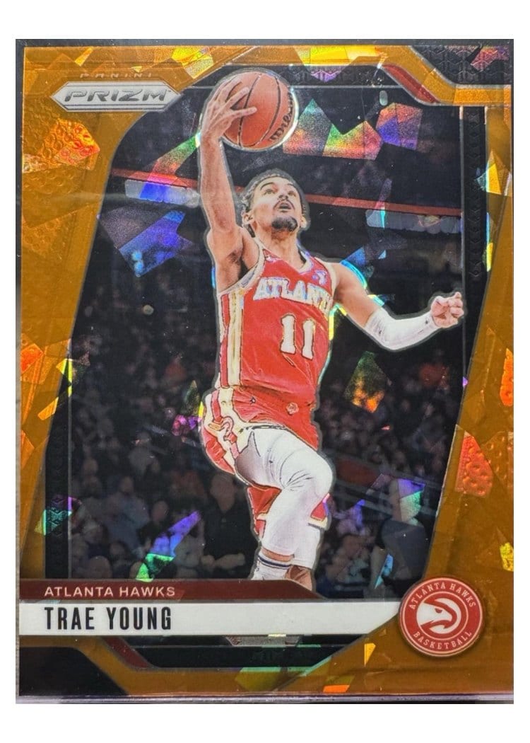2024-25 Panini Prizm Base Set Trae Young #84 card