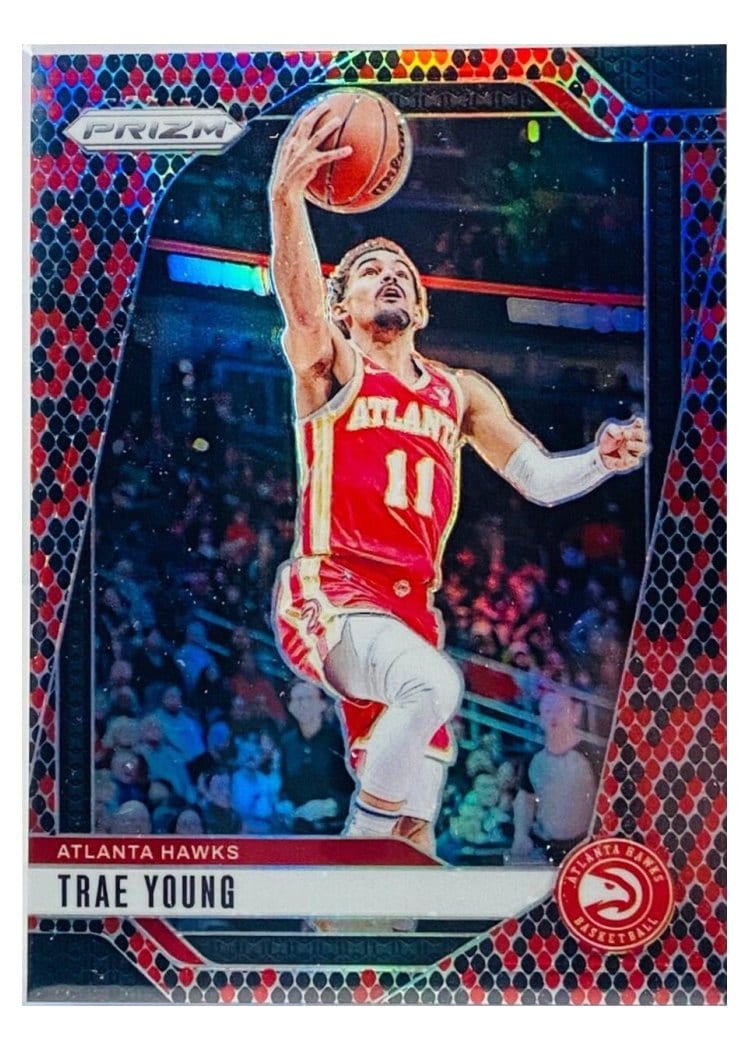 2024-25 Panini Prizm Base Set Trae Young #84 card