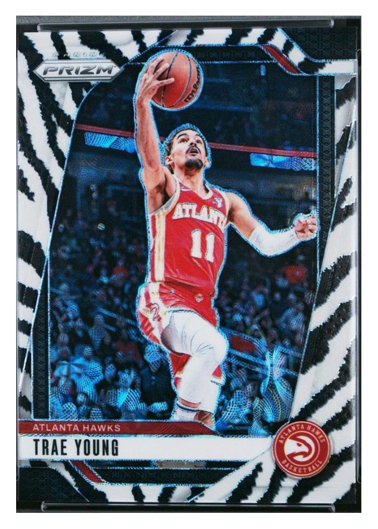 2024-25 Panini Prizm Base Set Trae Young #84 card