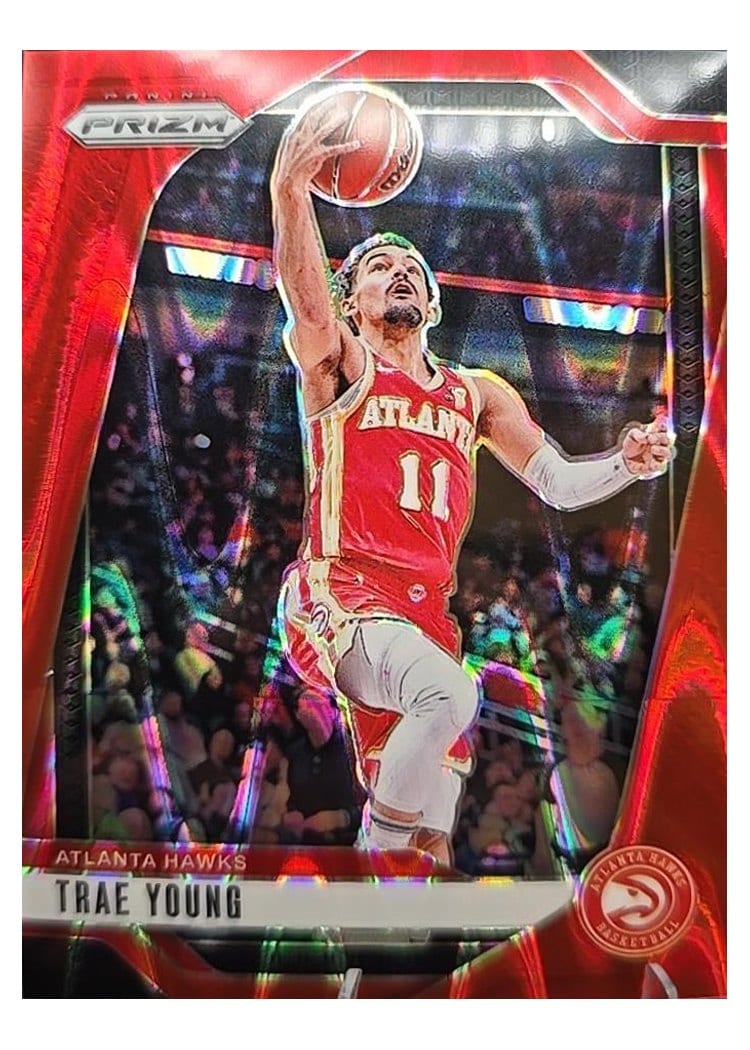 2024-25 Panini Prizm Base Set Trae Young #84 card