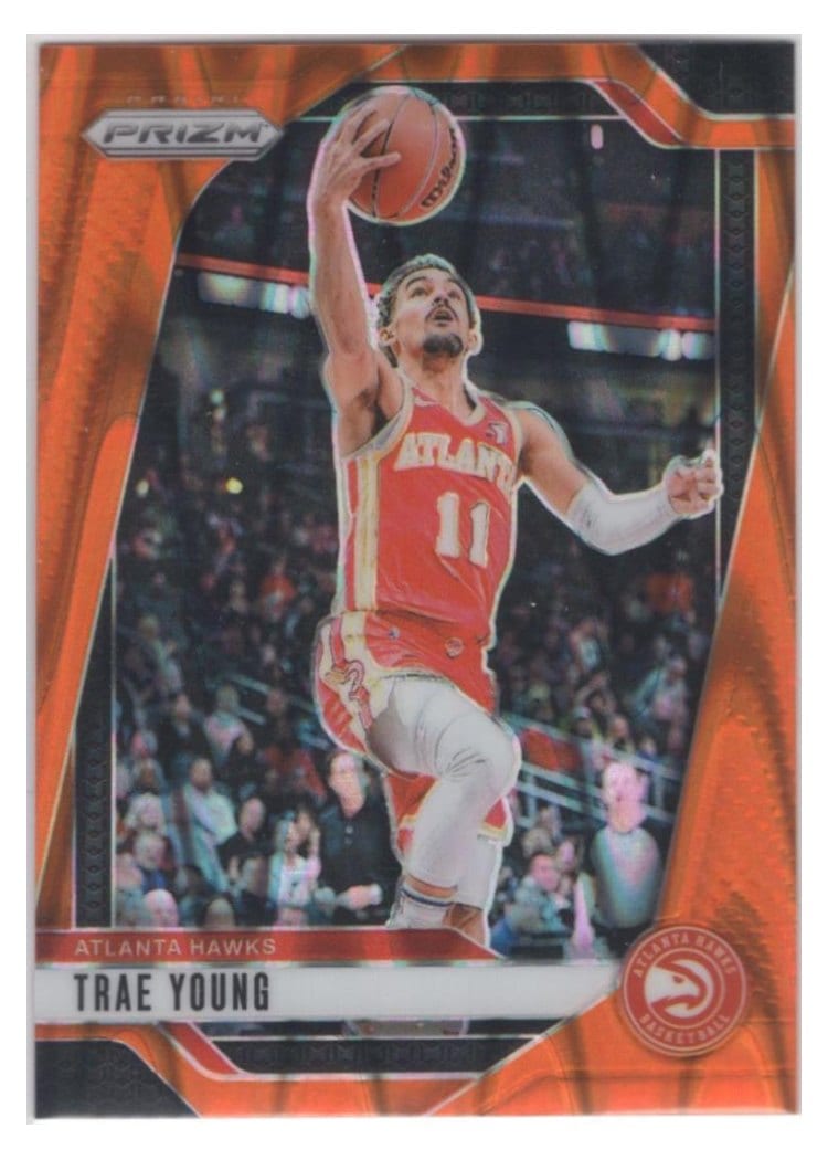 2024-25 Panini Prizm Base Set Trae Young #84 card