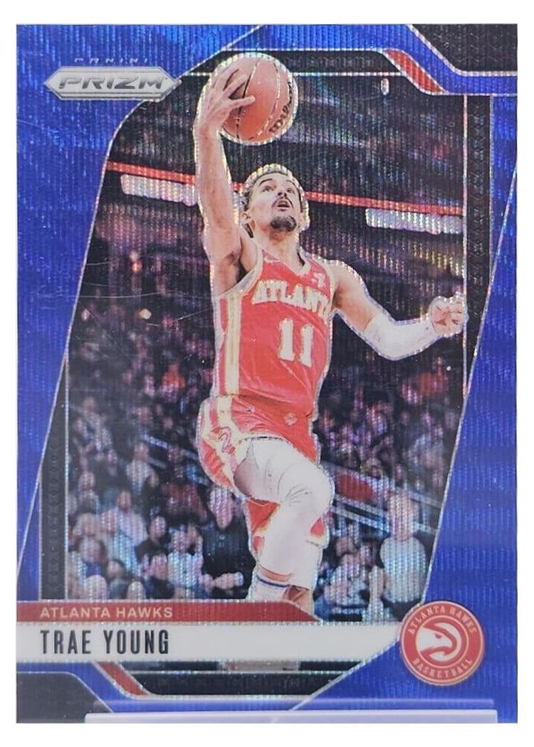 2024-25 Panini Prizm Base Set Trae Young #84 card
