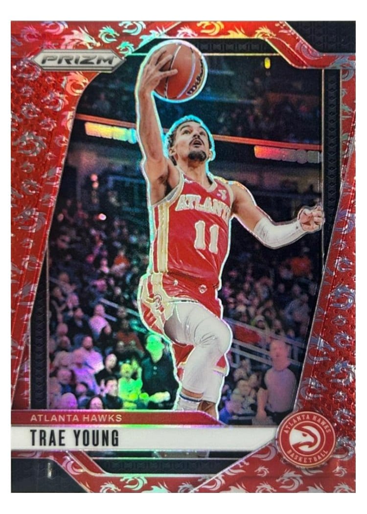 2024-25 Panini Prizm Base Set Trae Young #84 card