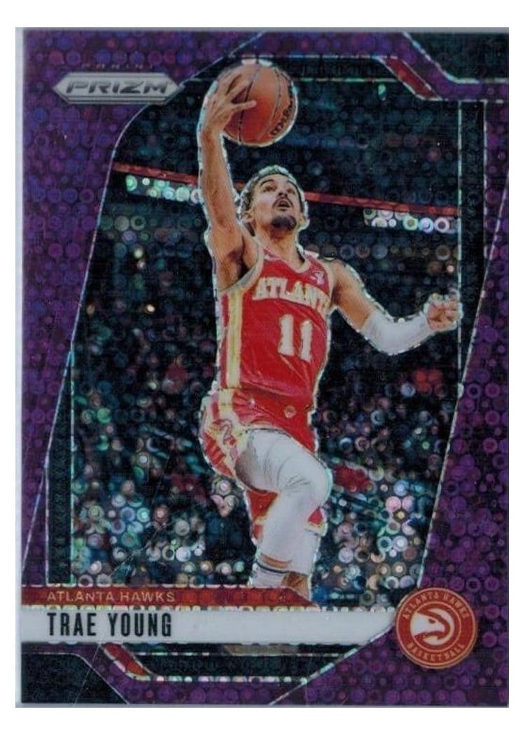 2024-25 Panini Prizm Base Set Trae Young #84 card
