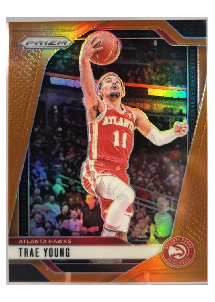 2024-25 Panini Prizm Base Set Trae Young #84 card