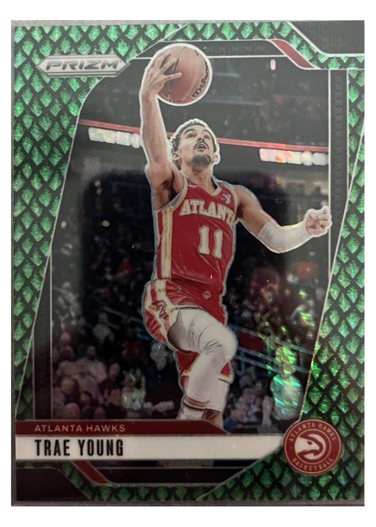 2024-25 Panini Prizm Base Set Trae Young #84 card