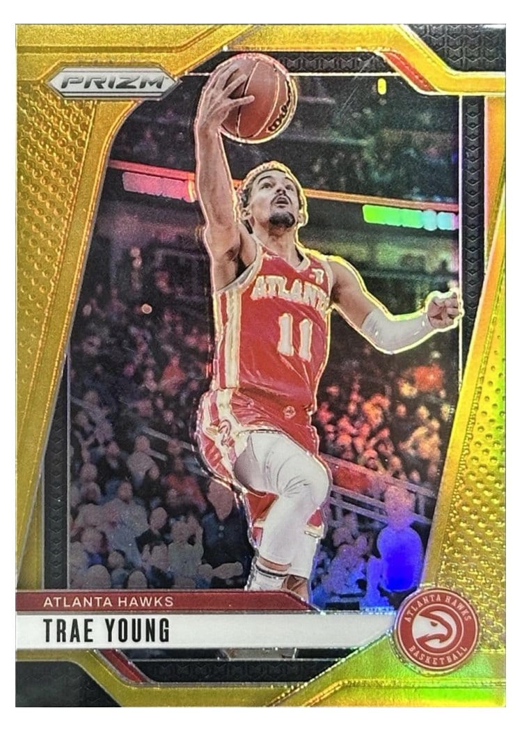 2024-25 Panini Prizm Base Set Trae Young #84 card