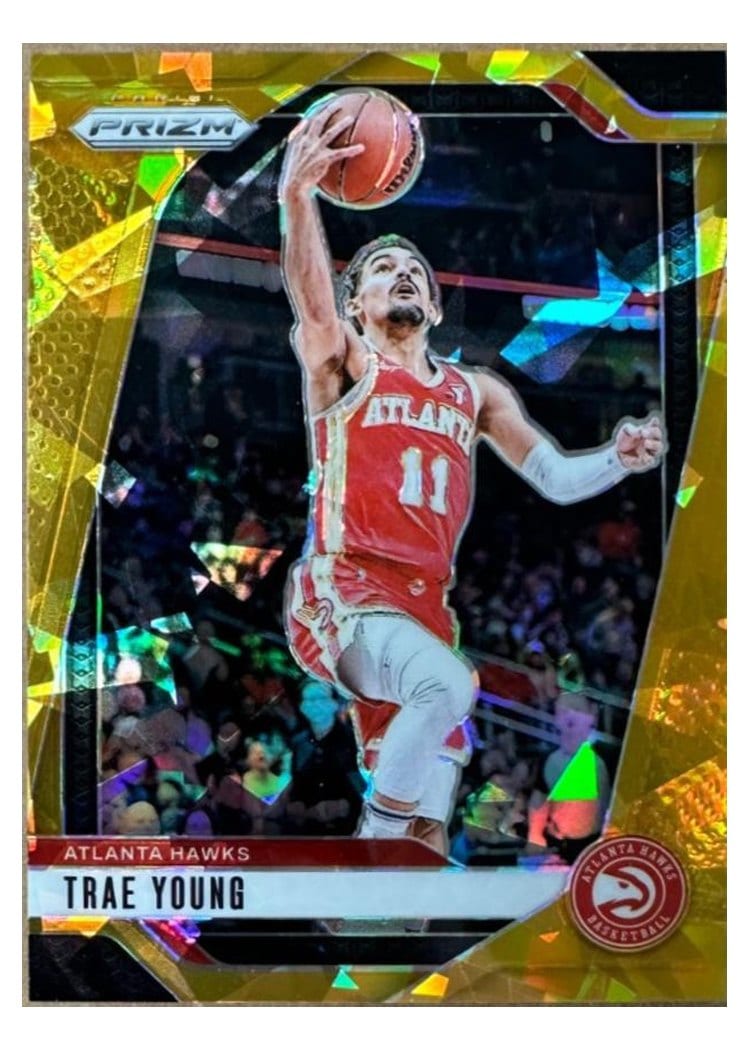 2024-25 Panini Prizm Base Set Trae Young #84 card