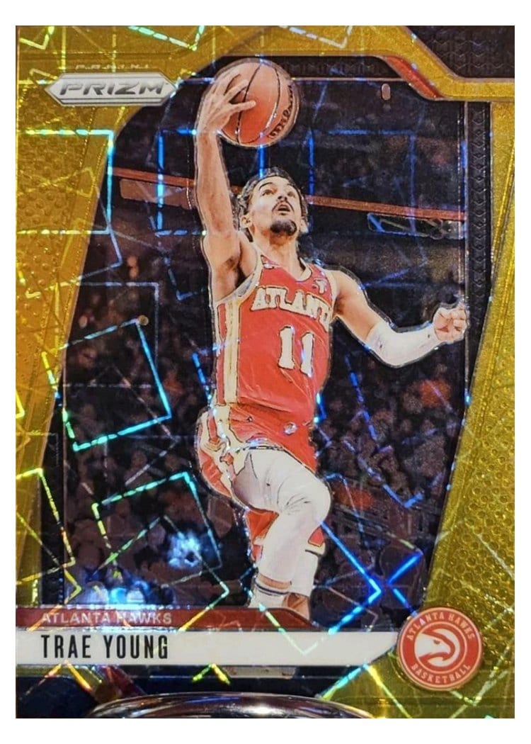 2024-25 Panini Prizm Base Set Trae Young #84 card