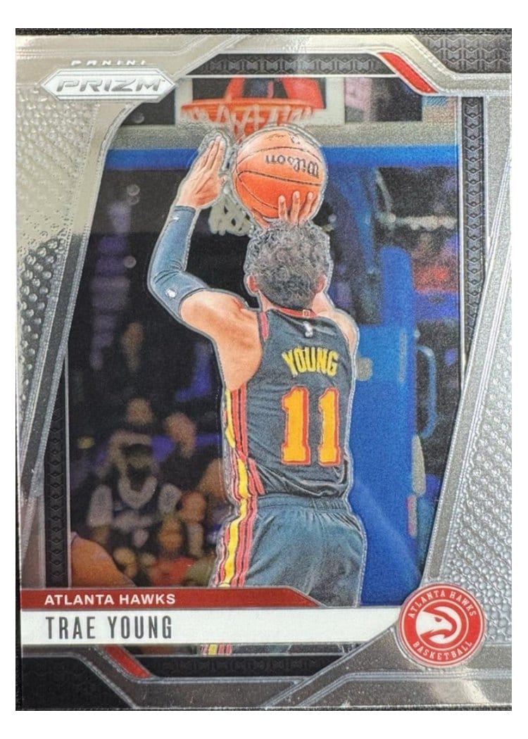 2024-25 Panini Prizm Base Set Trae Young #84 card