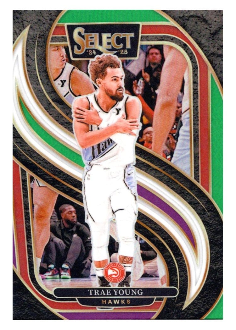 2024-25 Panini Select Base Set Trae Young #123 card