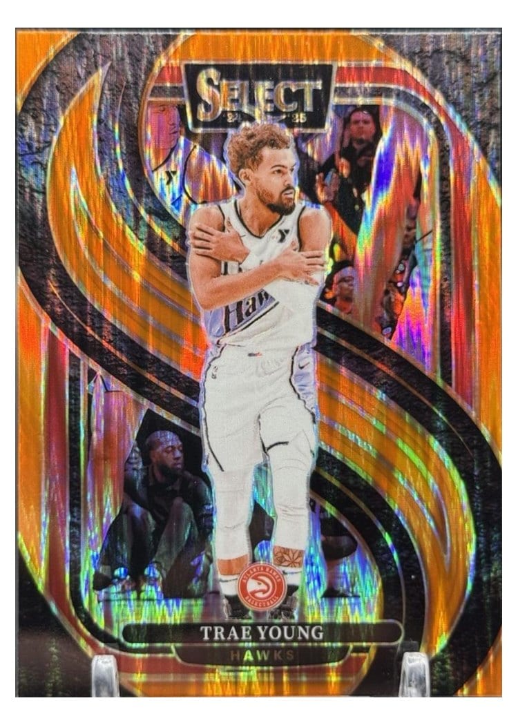 2024-25 Panini Select Base Set Trae Young #123 card