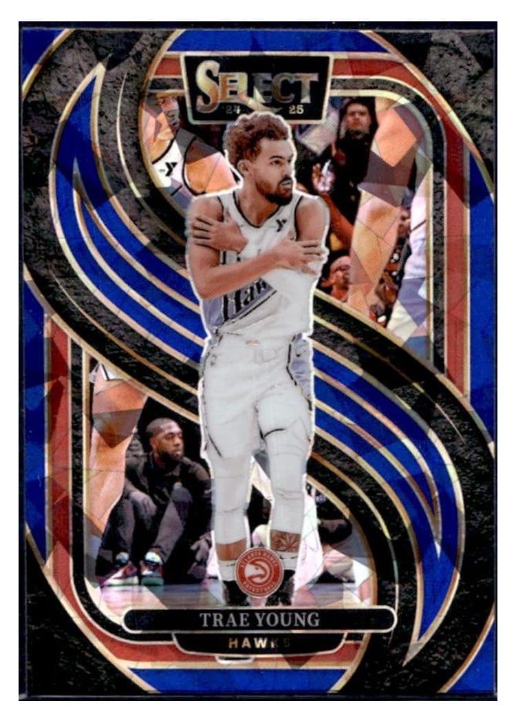 2024-25 Panini Select Base Set Trae Young #123 card